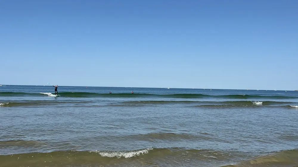 Plage de Brétignolles-sur-Mer, spot suivi par l'application A.T.O Surf