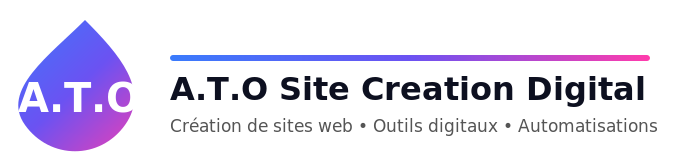 Logo A.T.O Site Creation Digital